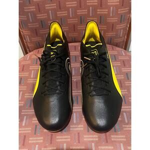 New Puma King Ultimate Pele Men’s Size 9.5 FG Leather Soccer Black 107825-01